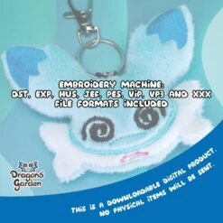 ITH Chillet Pal Head Charm Pattern Set(Ith Chillet Head Charm Pattern Set) -Dragons' Garden chilletkeylisting2