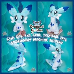 ITH Chillet Pal Plush Embroidery Pattern |Double Sided(Ith Chillet Pal Plush Embroidery Pattern)