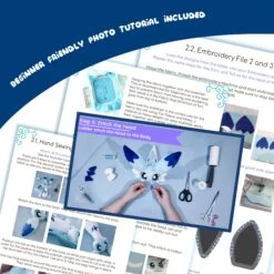 ITH Chillet Pal Plush Embroidery Pattern |Double Sided(Ith Chillet Pal Plush Embroidery Pattern) -Dragons' Garden chilletplushlisting2