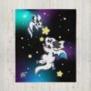 Constellation Dragons Ursa Minor And Ursa Major | Fluffy Throw Blanket(Throw Blanket)