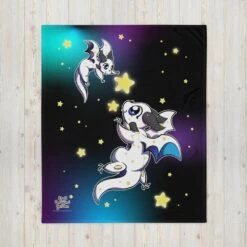 Constellation Dragons Ursa Minor And Ursa Major | Fluffy Throw Blanket(Throw Blanket)