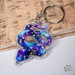 Constellation Snake | Holographic Acrylic Keychain(Constellation Snake Holographic Acrylic Keychain)