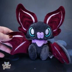 CUSTOM | Colorful Sitting Bat Plushie(Custom Colorful Sitting Bat Plushie) -Dragons' Garden custom colorful sitting bat plushie plushie dragons garden made to order 641418