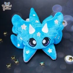 CUSTOM | Weighted Starry Jumbo Dragon(Custom Starry Jumbo Dragon) -Dragons' Garden custom weighted starry jumbo dragon plushie dragons garden dragons 983470
