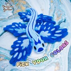 CUSTOM | Blue Dragon Sea Slug Plushie(Made To Order Blue Dragon Sea Slug Plushie)