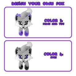 CUSTOM | Weighted Fox Plushie(Custom Weighted Fox Plushie) -Dragons' Garden custom fox color regions 2