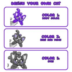 CUSTOM | Big And Small Constellation Kitty Plushie(Custom Big And Small Constellation Kitty Plushie) -Dragons' Garden custtom cat color regions 1