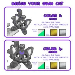 CUSTOM | Big And Small Constellation Kitty Plushie(Custom Big And Small Constellation Kitty Plushie) -Dragons' Garden custtom cat color regions 2