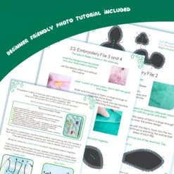 ITH Elegant Flowers Embroidery Pattern(Ith Elegant Flowers Embroidery Pattern) -Dragons' Garden elegantflowerlistings2