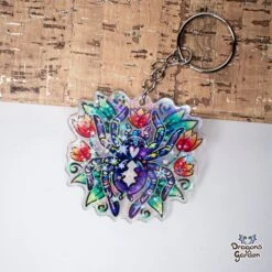 Flower Tarantula | Holographic Acrylic Keychain(Flower Tarantula Holographic Acrylic Keychain)