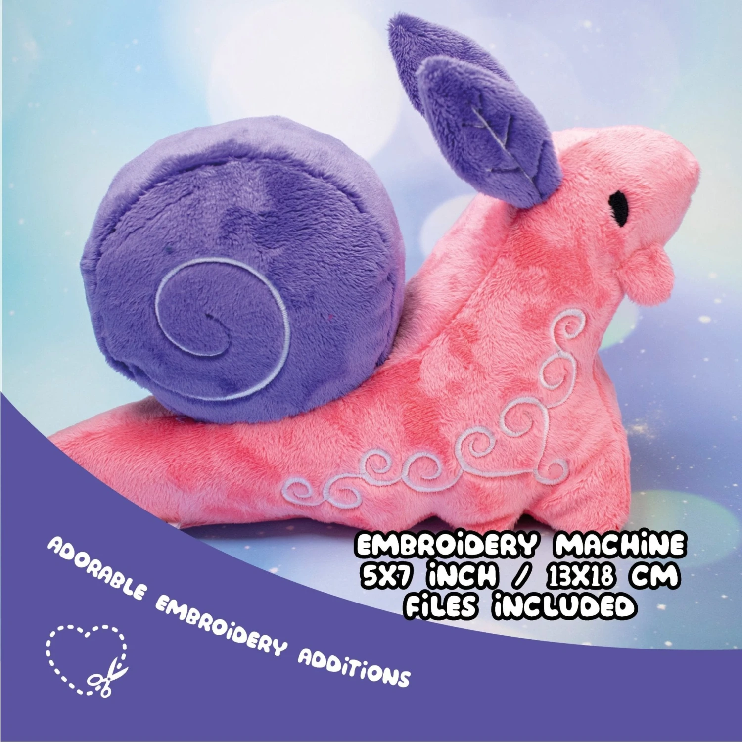 Garden Snail Plushie Sewing Pattern(Garden Snail Plushie Sewing Pattern) 5 Garden Snail Plushie Sewing Pattern(Garden Snail Plushie Sewing Pattern) - Image 5