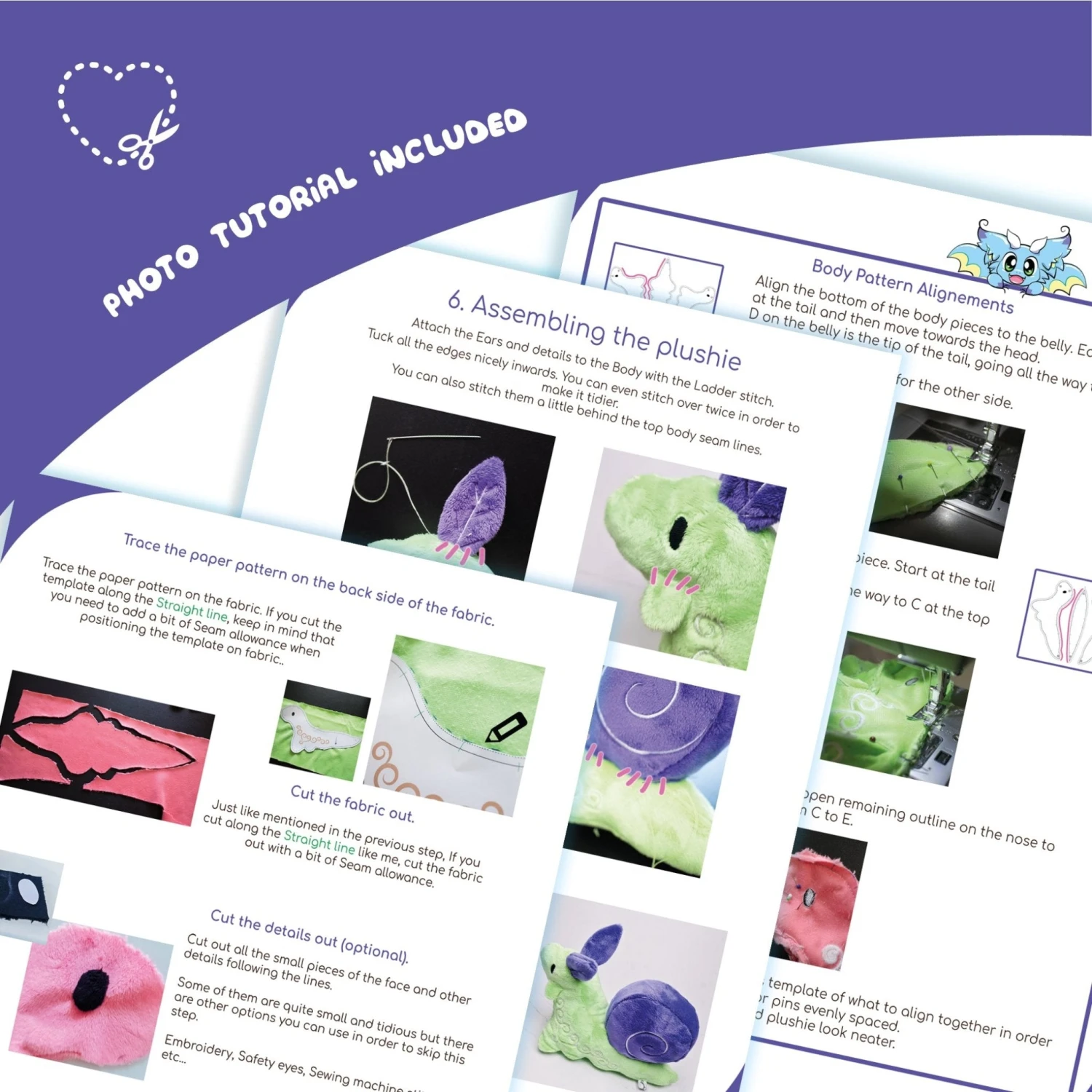 Garden Snail Plushie Sewing Pattern(Garden Snail Plushie Sewing Pattern) 2 Garden Snail Plushie Sewing Pattern(Garden Snail Plushie Sewing Pattern) - Image 2