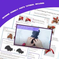 ITH Gingerbread Bat Plushie Embroidery Pattern(Ith Gingerbread Bat Plushie Embroidery Pattern) -Dragons' Garden gingerbreadbatlisting2