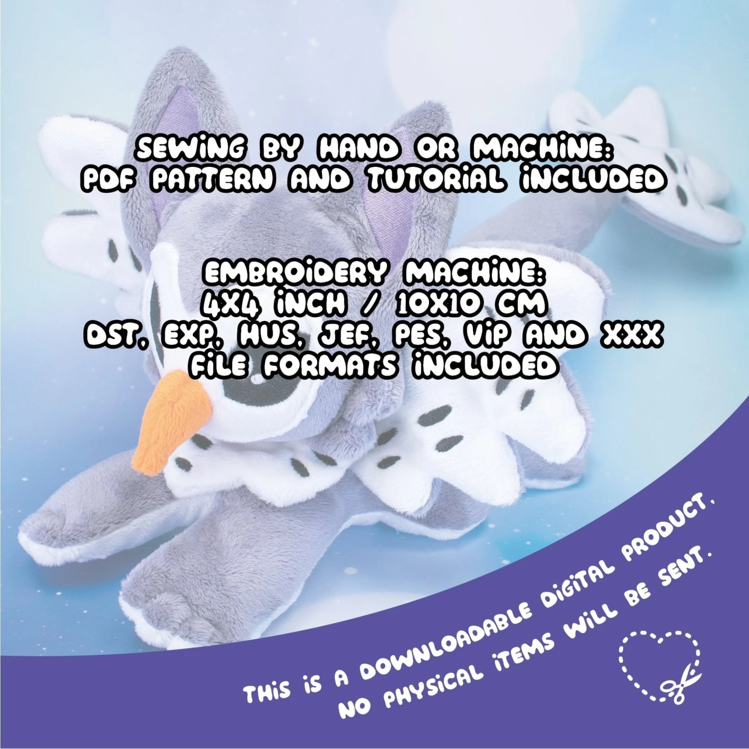 Griffin Plushie Sewing Pattern(Griffin Plushie Sewing Pattern) 8 Griffin Plushie Sewing Pattern(Griffin Plushie Sewing Pattern) - Image 8