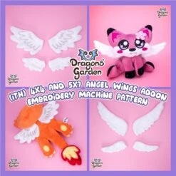 ITH Angel Wings Embroidery Pattern Addon(Ith Angel Wings Embroidery Pattern Addon)