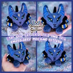 ITH Anubis Pattern(Ith Anubis Egyptian Jackal Plush Embroidery Pattern)