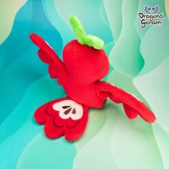 ITH Apple Fruit Owl Bird Plush Embroidery Pattern(Ith Apple Fruit Owl Plush Embroidery Pattern) -Dragons' Garden ith apple fruit owl plush embroidery pattern pattern dragons garden 522403