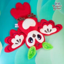 ITH Apple Fruit Owl Bird Plush Embroidery Pattern(Ith Apple Fruit Owl Plush Embroidery Pattern) -Dragons' Garden ith apple fruit owl plush embroidery pattern pattern dragons garden 851935