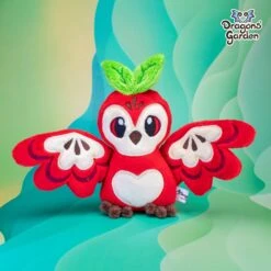 ITH Apple Fruit Owl Bird Plush Embroidery Pattern(Ith Apple Fruit Owl Plush Embroidery Pattern) -Dragons' Garden ith apple fruit owl plush embroidery pattern pattern dragons garden 894183