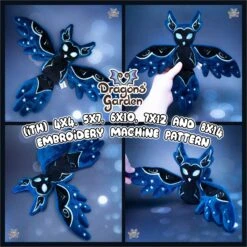 ITH Astral Owl Bird Plush Embroidery Pattern(Ith Astral Owl Bird Plush Embroidery Pattern)