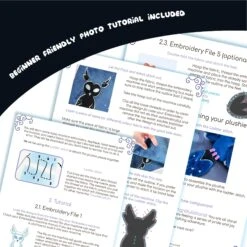 ITH Astral Owl Bird Plush Embroidery Pattern(Ith Astral Owl Bird Plush Embroidery Pattern) -Dragons' Garden ith astral owl plush embroidery pattern pattern dragons garden 884430