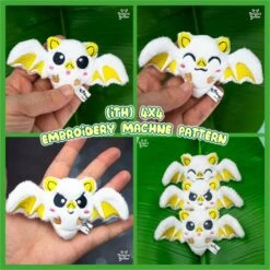 ITH Baby Bats Embroidery Pattern(Ith Baby Bats Embroidery Pattern)