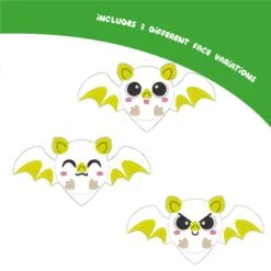 ITH Baby Bats Embroidery Pattern(Ith Baby Bats Embroidery Pattern) -Dragons' Garden ith baby bats embroidery pattern pattern dragons garden 634813
