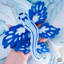 ITH Blue Dragon Sea Slug Plush Embroidery Pattern(Ith Blue Dragon Sea Slug Plush Embroidery Pattern) -Dragons' Garden ith blue dragon sea slug plush embroidery pattern pattern dragons garden 103174 1