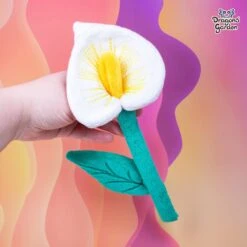 ITH Calla Lily Plush Flower Pattern(Ith Calla Lily Plush Flower Pattern) -Dragons' Garden ith calla lily plush flower pattern pattern dragons garden 286842