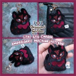 ITH Celtic Wolf Charm Plushie Pattern(Ith Celtic Wolf Charm Plushie Pattern)
