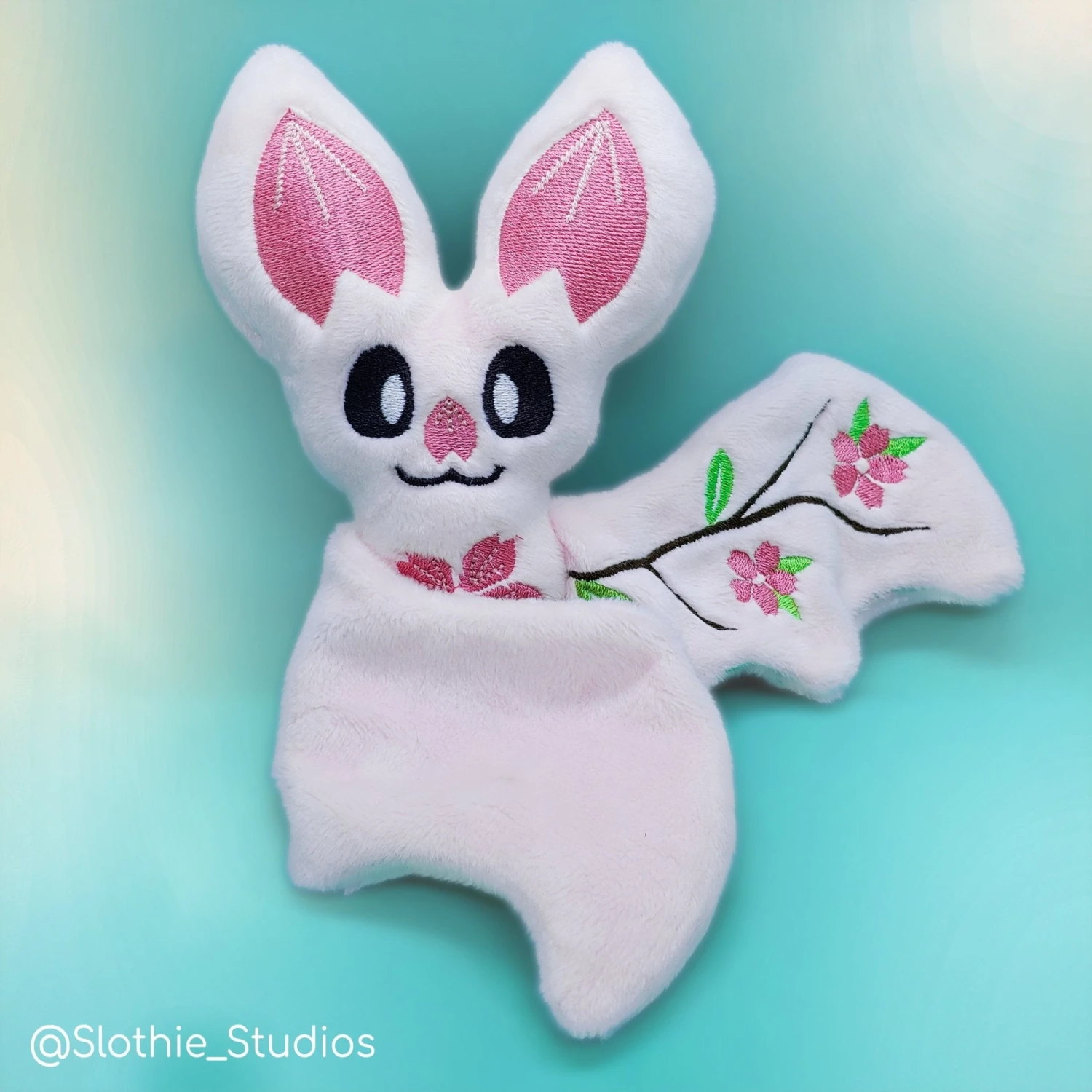 ITH Cherry Blossom Bat Plushie Embroidery Pattern(Ith Cherry Blossom Bat Plushie Embroidery Pattern) 5 ITH Cherry Blossom Bat Plushie Embroidery Pattern(Ith Cherry Blossom Bat Plushie Embroidery Pattern) - Image 5
