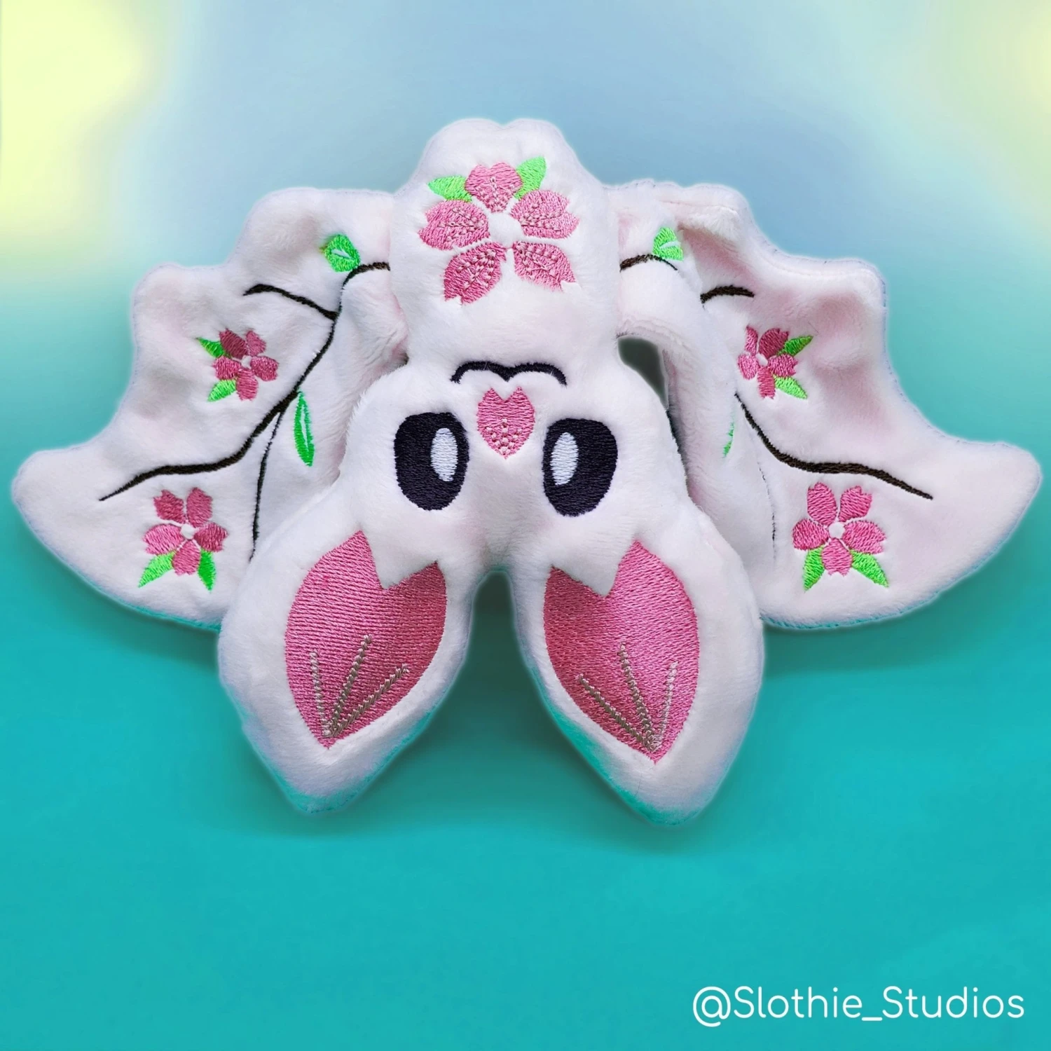 ITH Cherry Blossom Bat Plushie Embroidery Pattern(Ith Cherry Blossom Bat Plushie Embroidery Pattern) 6 ITH Cherry Blossom Bat Plushie Embroidery Pattern(Ith Cherry Blossom Bat Plushie Embroidery Pattern) - Image 6