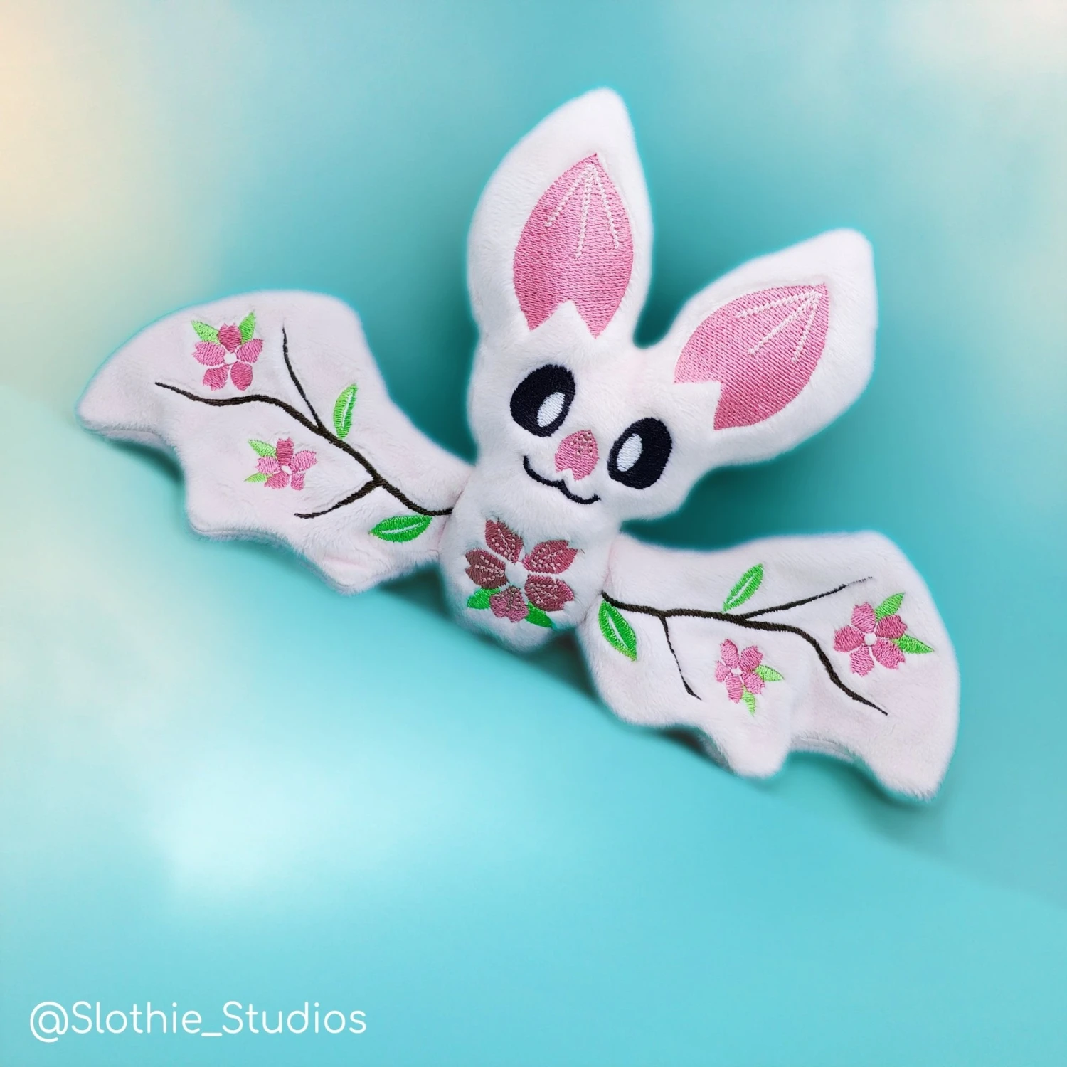 ITH Cherry Blossom Bat Plushie Embroidery Pattern(Ith Cherry Blossom Bat Plushie Embroidery Pattern) 4 ITH Cherry Blossom Bat Plushie Embroidery Pattern(Ith Cherry Blossom Bat Plushie Embroidery Pattern) - Image 4
