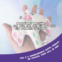 ITH Cherry Blossom Manta Plush Embroidery Pattern(Ith Cherry Blossom Manta Plush Embroidery Pattern) -Dragons' Garden ith cherry blossom manta plush embroidery pattern pattern dragons garden 875377