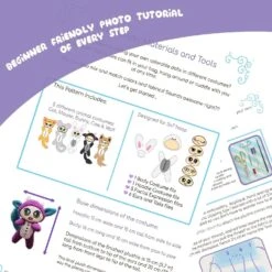 ITH Chibi Dolls In Animal Costumes Plushies Embroidery Pattern(Ith Chibi Dolls In Animal Costumes Plushies Embroidery Pattern) -Dragons' Garden ith chibi dolls in animal costumes plushies embroidery pattern pattern dragons garden 555318