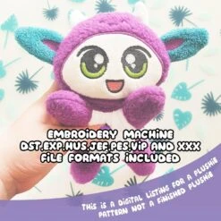 ITH Chibi Dolls In Animal Costumes Plushies Embroidery Pattern(Ith Chibi Dolls In Animal Costumes Plushies Embroidery Pattern) -Dragons' Garden ith chibi dolls in animal costumes plushies embroidery pattern pattern dragons garden 856514