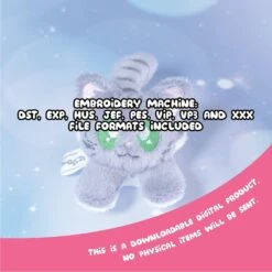 ITH Chibi Kitty(Ith Chibi Kitty) -Dragons' Garden ith chibi kitty pattern dragons garden 4x4 317820