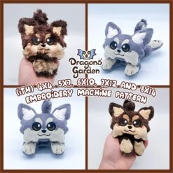 ITH Chihuahua Puppy Plushie Embroidery Pattern(Ith Chihuahua Puppy Plushie Embroidery Pattern)