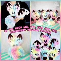 ITH Chocolate Bats Plushies Embroidery Pattern(Ith Chocolate Bats Plushies Embroidery Pattern)