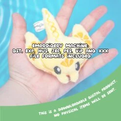 ITH Citrus Manta Plush Embroidery Pattern(Ith Citrus Manta Plush Embroidery Pattern) -Dragons' Garden ith citrus manta plush embroidery pattern pattern dragons garden 340413