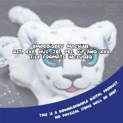 ITH Constellation Panther Plushie Embroidery Pattern(Ith Constellation Panther Plushie Embroidery Pattern) -Dragons' Garden ith constellation panther plushie embroidery pattern pattern dragons garden 327092