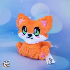 ITH Cute Fox Blob Plushie Pattern(Ith Cute Fox Blob Plushie Pattern) -Dragons' Garden ith cute fox blob plushie pattern pattern dragons garden 948052
