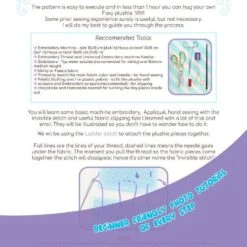 ITH Cute Fox Plushie Embroidery Pattern(Ith Cute Fox Plushie Embroidery Pattern) -Dragons' Garden ith cute fox plushie embroidery pattern pattern dragons garden 416222