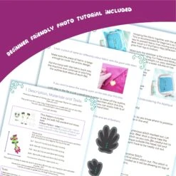 ITH Deinonychus Raptor Dinosaur Plush Embroidery Pattern(Ith Raptor Dinosaur Plush Embroidery Pattern) -Dragons' Garden ith deinonychus raptor dinosaur plush embroidery pattern pattern dragons garden 163432