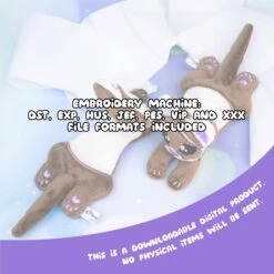 ITH Ferret Plush Embroidery Pattern(Ith Ferret Plush Embroidery Pattern) 13 ITH Ferret Plush Embroidery Pattern(Ith Ferret Plush Embroidery Pattern) -Dragons' Garden ith ferret plush embroidery pattern pattern dragons garden 195271