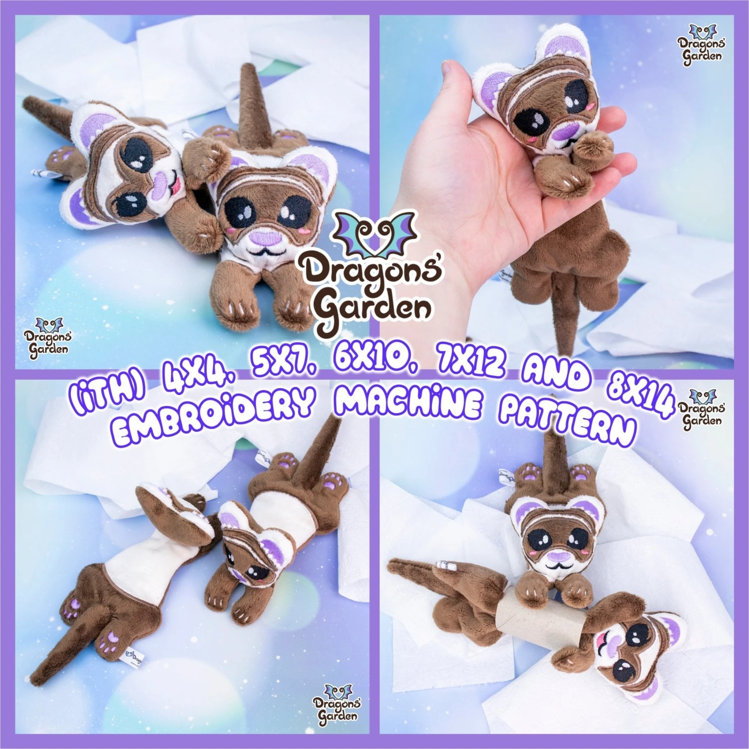 ITH Ferret Plush Embroidery Pattern(Ith Ferret Plush Embroidery Pattern) 1 ITH Ferret Plush Embroidery Pattern(Ith Ferret Plush Embroidery Pattern)