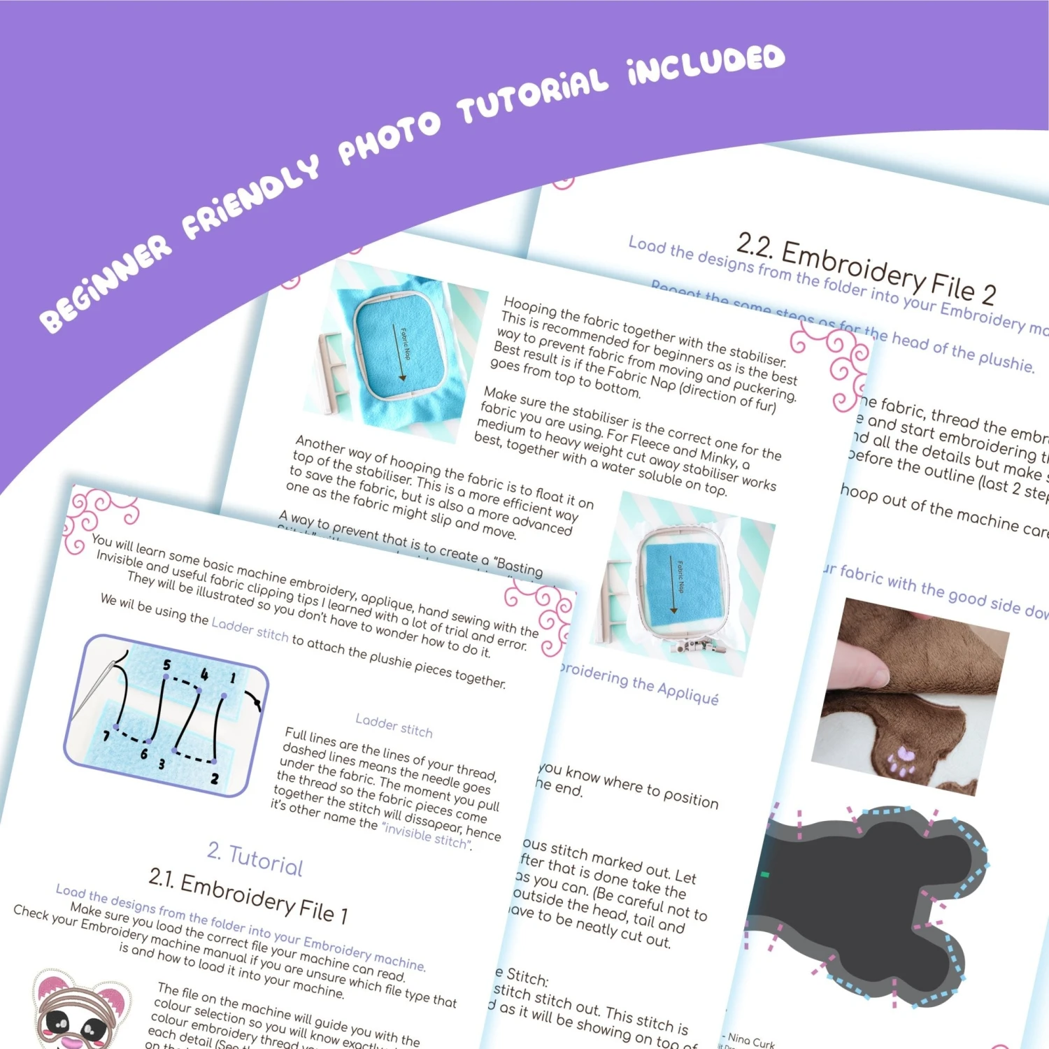 ITH Ferret Plush Embroidery Pattern(Ith Ferret Plush Embroidery Pattern) 2 ITH Ferret Plush Embroidery Pattern(Ith Ferret Plush Embroidery Pattern) - Image 2