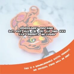 ITH Fire Tiger Charm Plushie Pattern(Ith Fire Tiger Charm Plushie Pattern) -Dragons' Garden ith fire tiger charm plushie pattern pattern dragons garden 211678