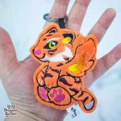 ITH Fire Tiger Charm Plushie Pattern(Ith Fire Tiger Charm Plushie Pattern) -Dragons' Garden ith fire tiger charm plushie pattern pattern dragons garden 947064