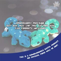 ITH Galaxy Gecko Plush Embroidery Pattern(Ith Galaxy Gecko Plush Embroidery Pattern) -Dragons' Garden ith galaxy gecko plush embroidery pattern pattern dragons garden 809951